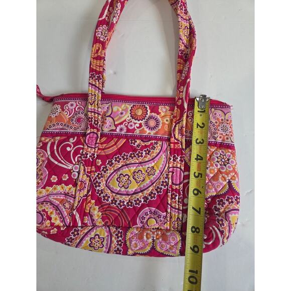 VERA BRADLEY Double Handle Shoulder Bag (RASPBERRY FIZZ) - Picture 3 of 5